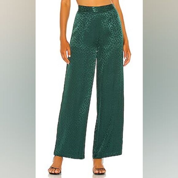 L*Space Green Wide-Leg Trousers - Picture 2 of 13